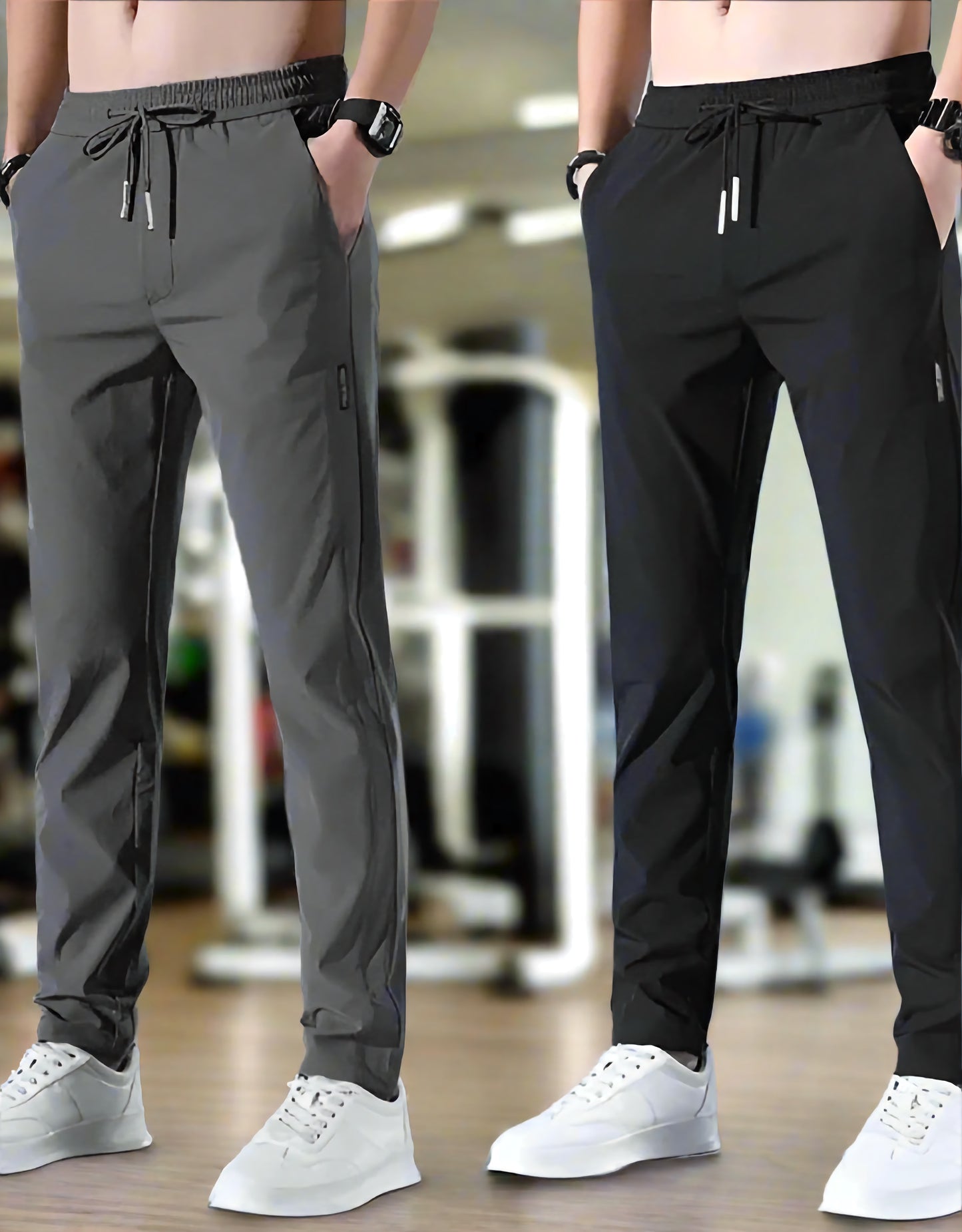 Combo of Men's NS Lycra Track Pants ( Pack Of 2 ) Dropdash Active T-shirt The Toxic Fitness .
